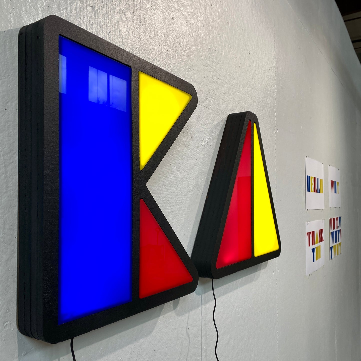 Custom LED Channel Letter in Block Pop Typeface