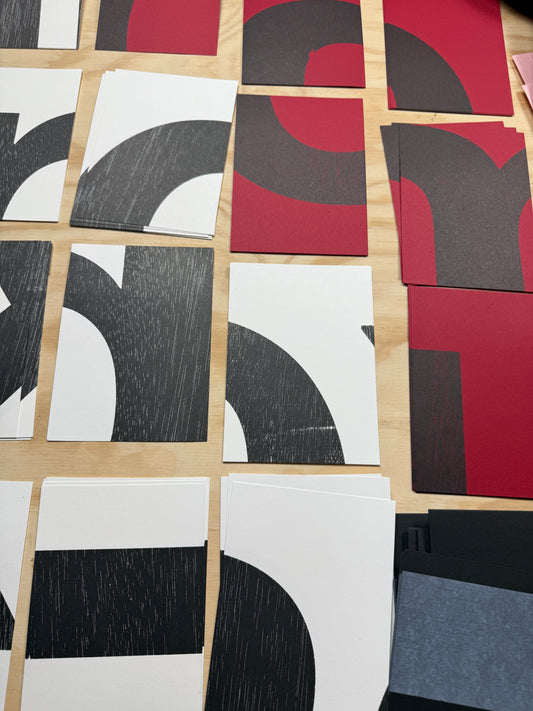 Letterform Fragments - Helvetica