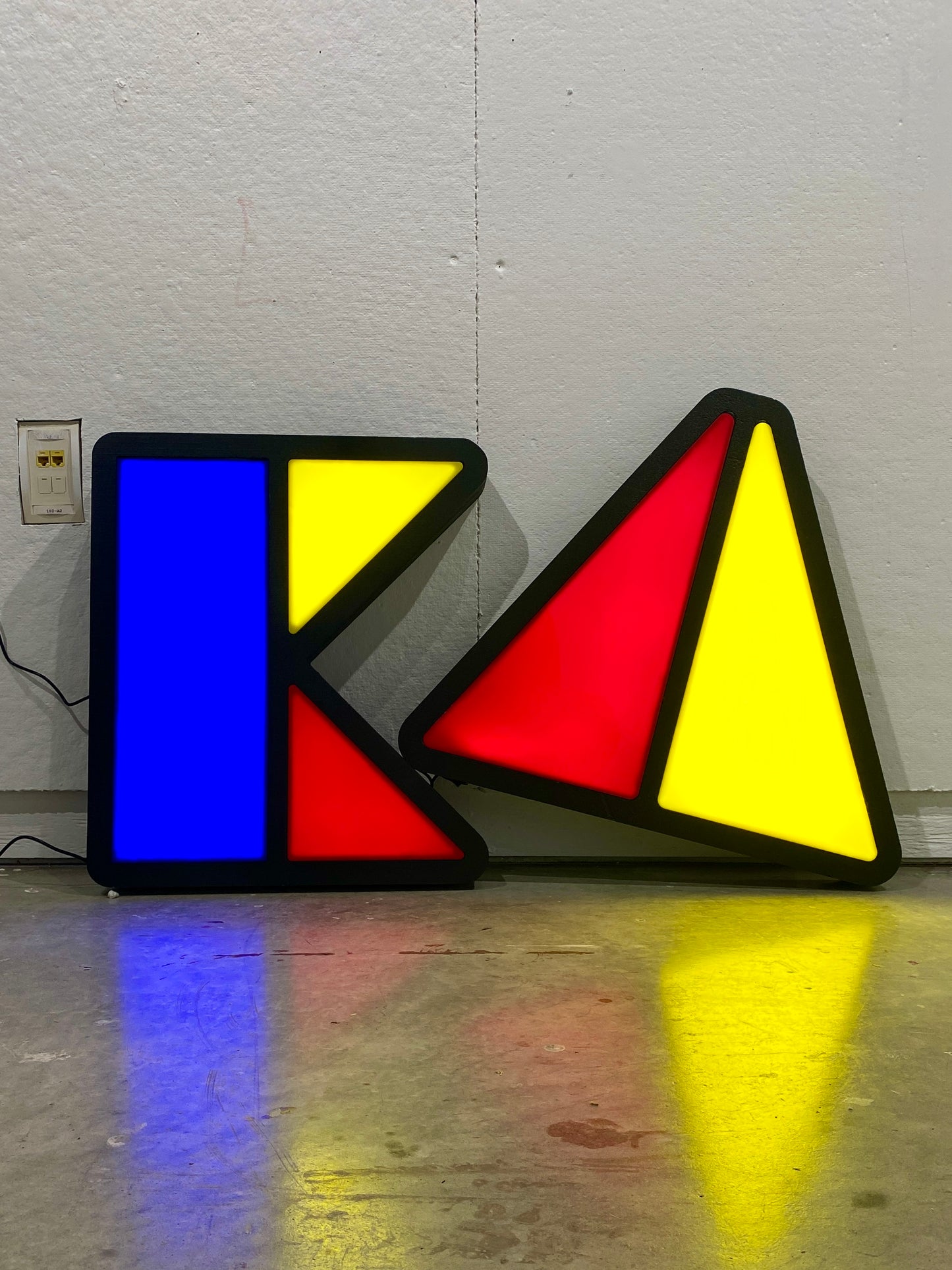 Custom LED Channel Letter in Block Pop Typeface