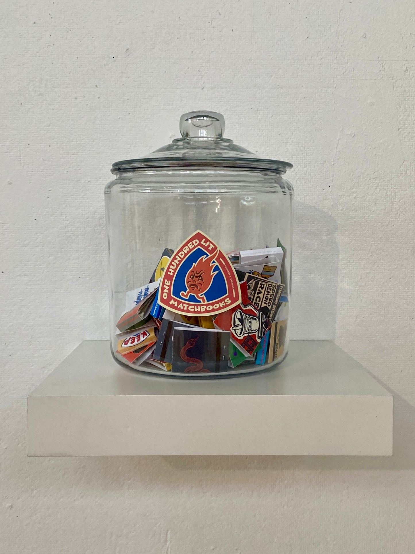 🔥 100 Lit Matchbooks — Complete Collection (Jar Edition)